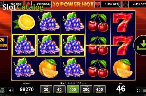 Οθόνη7. 20 Power Hot Κουλοχέρης