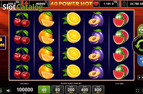 Οθόνη2. 40 Power Hot Κουλοχέρης