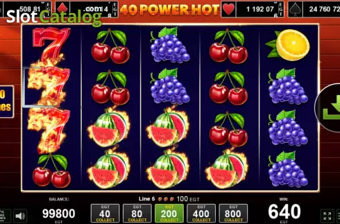 Οθόνη3. 40 Power Hot Κουλοχέρης