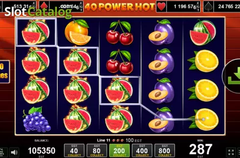 Οθόνη4. 40 Power Hot Κουλοχέρης