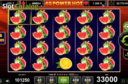 Οθόνη7. 40 Power Hot Κουλοχέρης