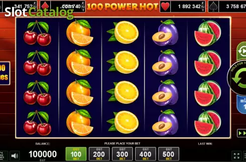 Οθόνη2. 100 Power Hot Κουλοχέρης