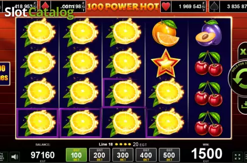 Οθόνη8. 100 Power Hot Κουλοχέρης