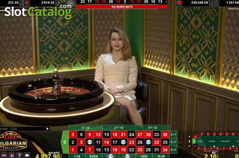 Οθόνη2. Live Roulette - Bulgarian Κουλοχέρης