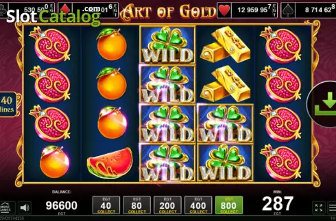 Οθόνη4. Art of Gold Κουλοχέρης