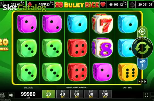 Οθόνη2. 20 Bulky Dice Κουλοχέρης