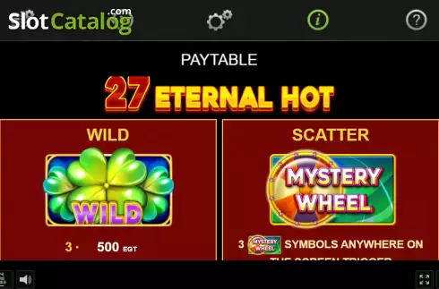 Οθόνη5. 27 Eternal Hot Κουλοχέρης