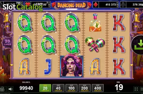Οθόνη3. Dancing Dead Κουλοχέρης