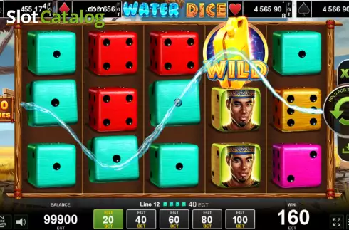 Οθόνη4. Water Dice Κουλοχέρης