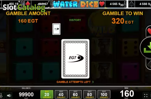 Οθόνη5. Water Dice Κουλοχέρης
