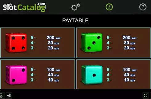 Οθόνη8. Water Dice Κουλοχέρης