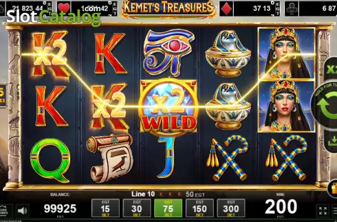 Οθόνη3. Kemet’s Treasures Κουλοχέρης 