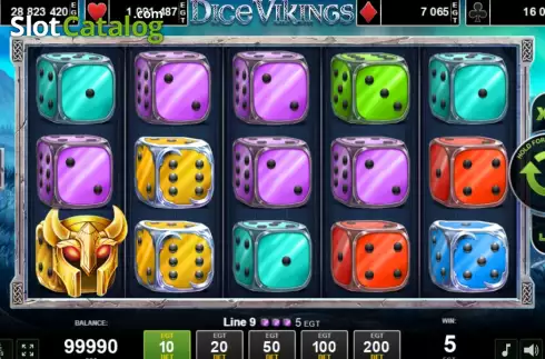 Οθόνη3. Dice Vikings Κουλοχέρης