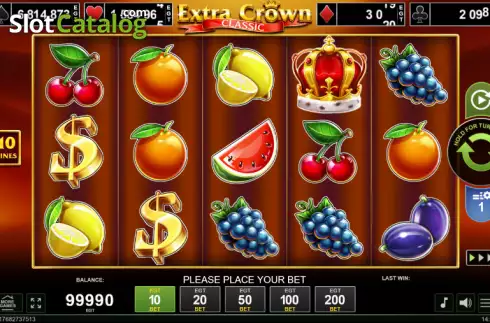 Οθόνη2. Extra Crown Classic Κουλοχέρης 