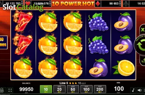 Οθόνη3. 10 Power Hot Κουλοχέρης