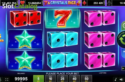 Οθόνη2. 7 & Crystals Dice Κουλοχέρης