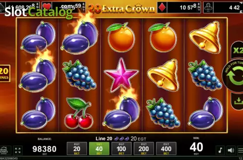 Οθόνη3. 20 Extra Crown Κουλοχέρης