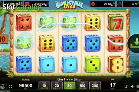 Οθόνη3. Cocktail Dice Κουλοχέρης