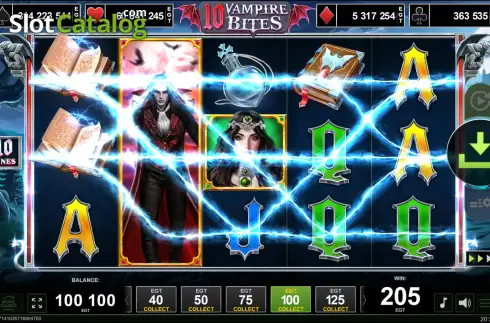 Οθόνη4. 10 Vampire Bites Κουλοχέρης