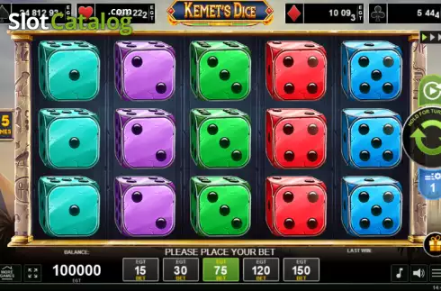 Οθόνη2. Kemet's Dice Κουλοχέρης