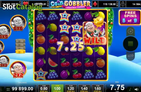 Οθόνη3. Coin Gobbler - Christmas Edition Κουλοχέρης