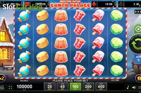 Οθόνη2. Candy Palace - Christmas Edition Κουλοχέρης