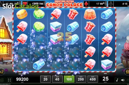 Οθόνη3. Candy Palace - Christmas Edition Κουλοχέρης