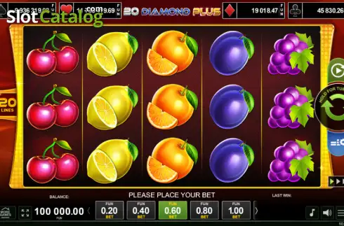 Οθόνη2. 20 Diamond Plus Κουλοχέρης