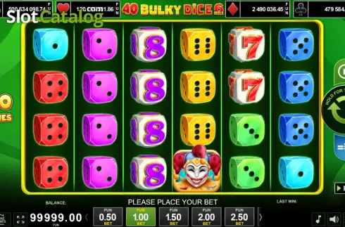 Οθόνη2. 40 Bulky Dice 6 Reels Κουλοχέρης 