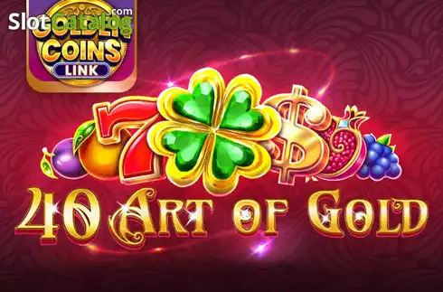40 Art of Gold Golden Coins Link Λογότυπο