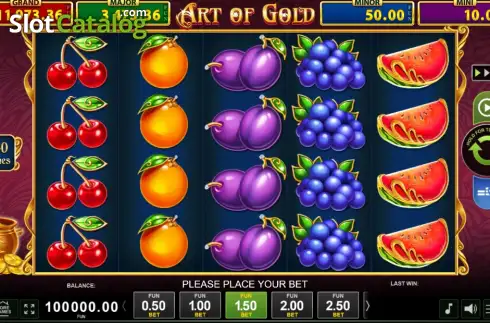 Οθόνη2. 40 Art of Gold Golden Coins Link Κουλοχέρης 