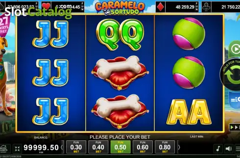 Οθόνη2. Caramelo Sortudo Κουλοχέρης 