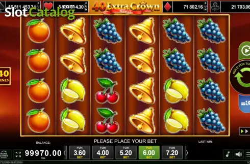 Οθόνη2. 40 Extra Crown 6 Reels Κουλοχέρης