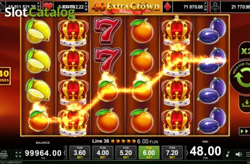 Οθόνη3. 40 Extra Crown 6 Reels Κουλοχέρης