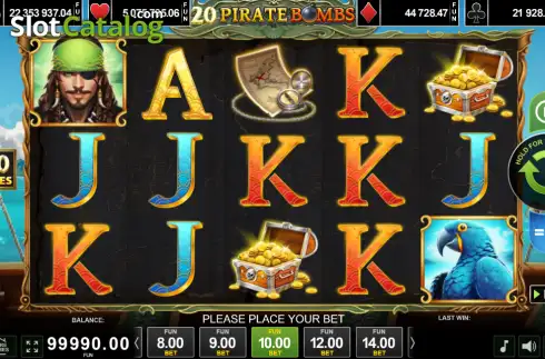 Οθόνη2. 20 Pirate Bombs Κουλοχέρης