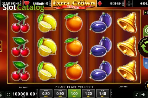 Οθόνη2. Extra Crown Classic Buy Bonus Κουλοχέρης