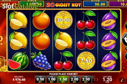 Οθόνη2. 20 Glossy Hot Golden Coins Link Κουλοχέρης 