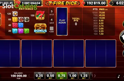 Οθόνη2. 7 Fire Dice Κουλοχέρης