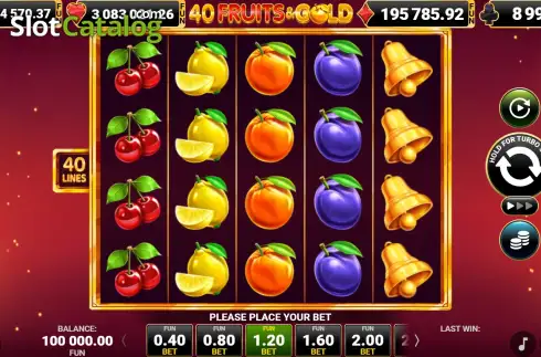 Οθόνη2. 40 Fruits & Gold Κουλοχέρης
