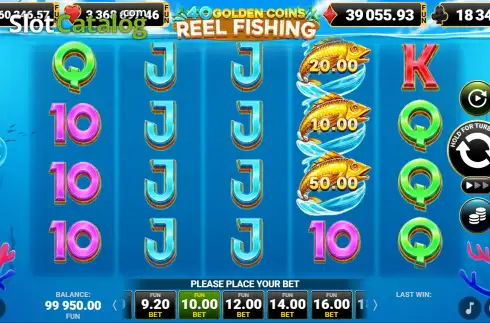 Οθόνη2. 40 Golden Coins: Reel Fishing Κουλοχέρης