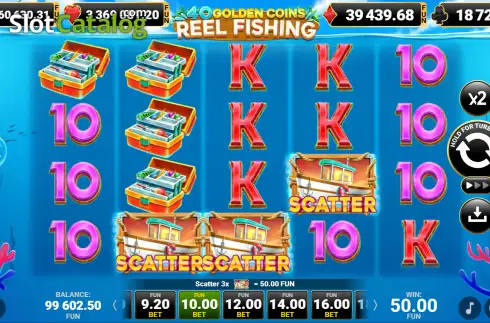 Οθόνη3. 40 Golden Coins: Reel Fishing Κουλοχέρης