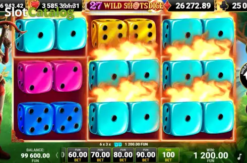Οθόνη3. 27 Wild Shots Dice Κουλοχέρης 