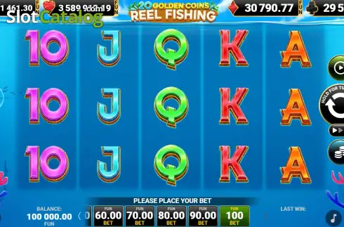 Οθόνη2. 20 Golden Coins: Reel Fishing Κουλοχέρης