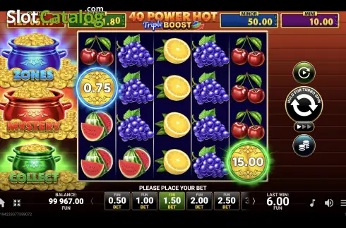 Οθόνη2. 40 Power Hot Triple Boost Κουλοχέρης