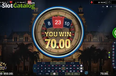 Οθόνη3. Virtual Monaco Roulette 72x Κουλοχέρης
