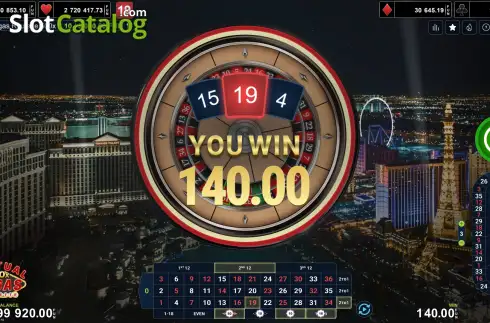 Οθόνη3. Virtual Vegas Roulette 500x Κουλοχέρης