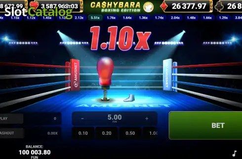 Οθόνη2. Cashybara Boxing Edition Κουλοχέρης