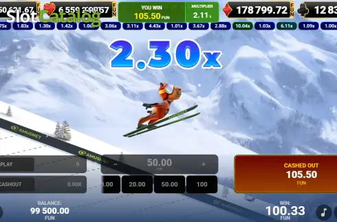 Οθόνη3. Cashybara Ski Edition Κουλοχέρης