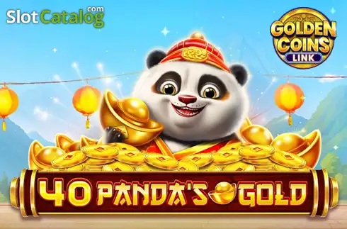Panda's Gold Golden Coins Link Λογότυπο Panda's Gold Golden Coins Link Λογότυπο