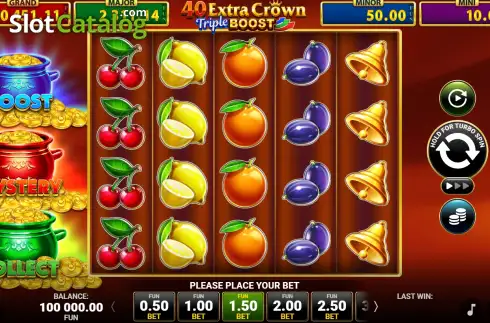 Οθόνη2. 40 Extra Crown Triple Boost Κουλοχέρης